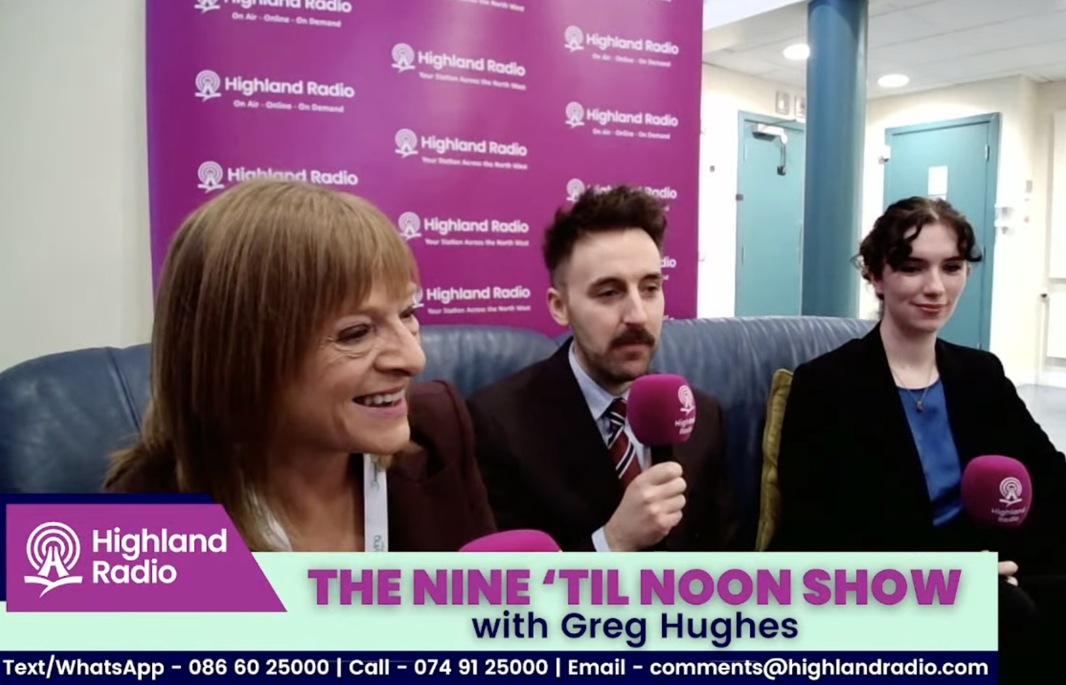 The Nine til Noon Show is live from An Grianan Theatre for ‘Donegal Giving’
